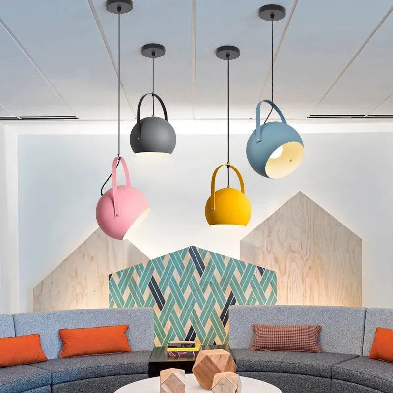 Valentina | Colorful Art Deco Pendant Light with 360-Degree Rotation | Stylish Fixture for Modern Kitchen Spaces 2