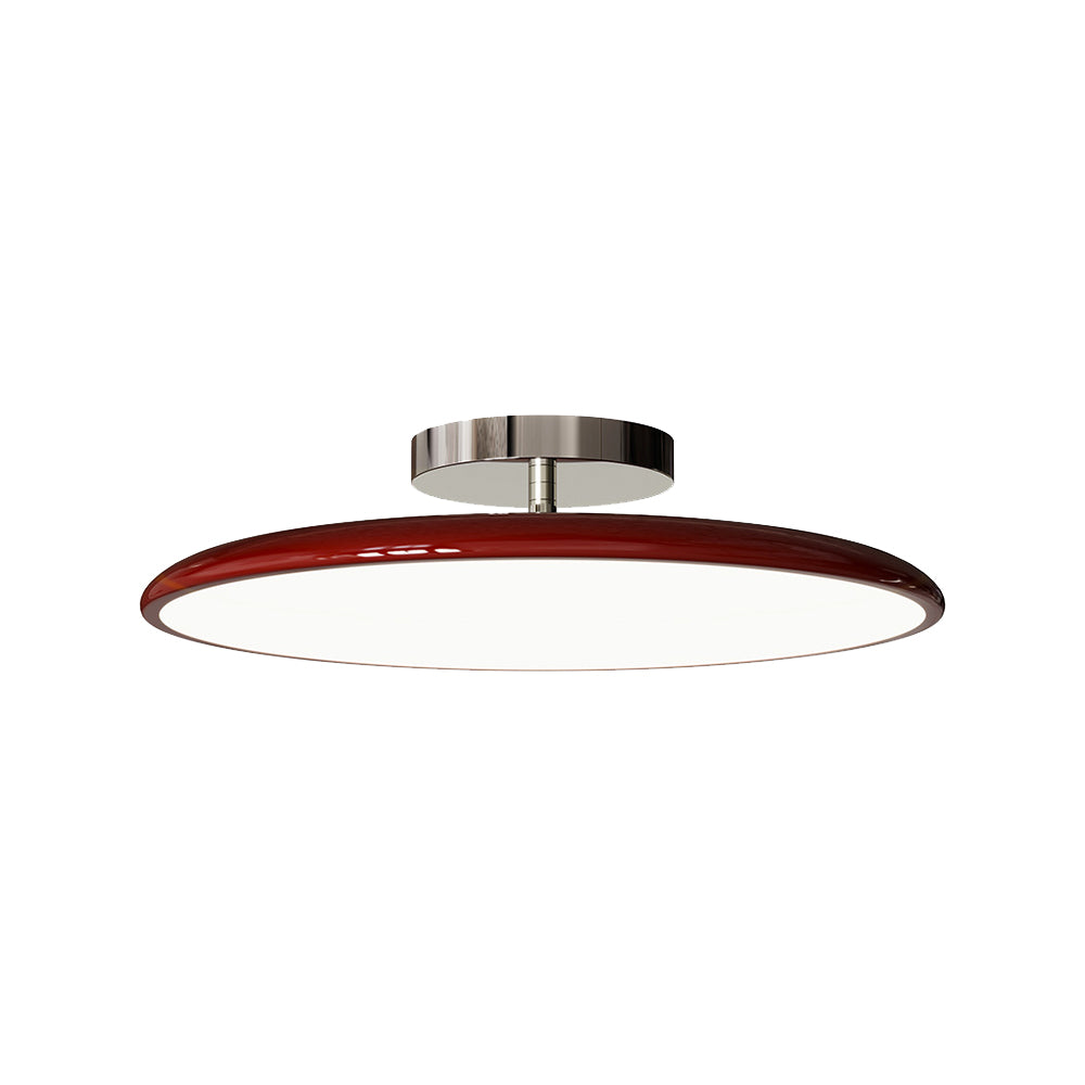 Valentina | Flush Mount Ceiling Light Fixture with Dimmable LED | Elegant Acrylic Shade for Versatile Illumination 1