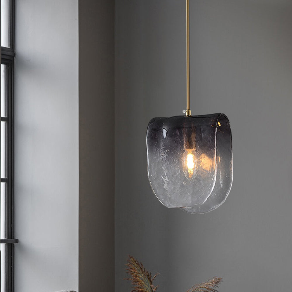 Valentina Gradient Metal & Glass Pendant Light | Warm White or Cool White