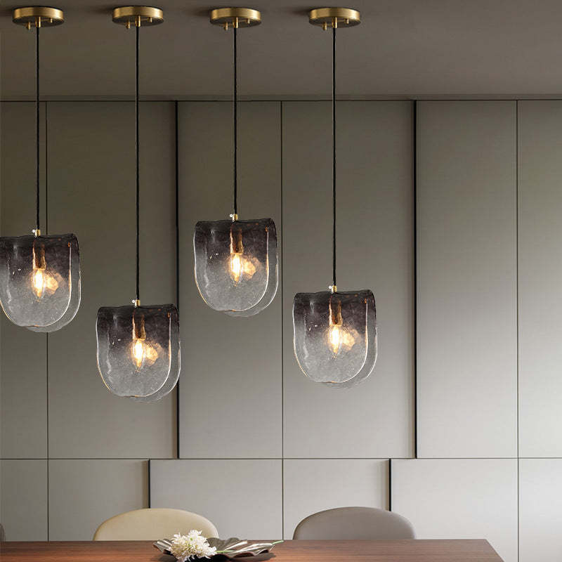 Valentina Gradient Metal & Glass Pendant Light | Warm White or Cool White