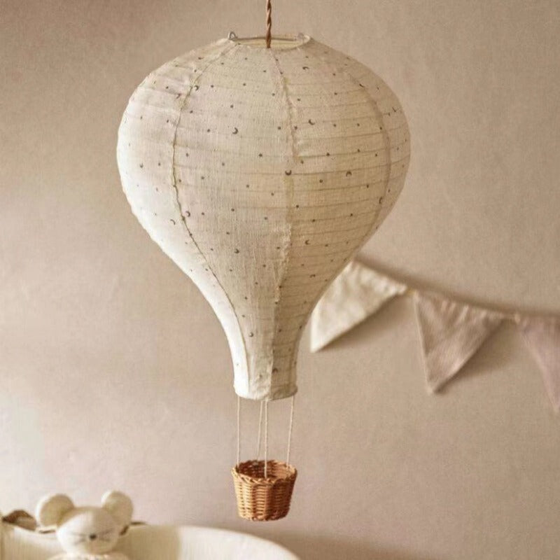 Valentina Air Ball Flush Mount Ceiling Light, Metal & Fabric, White | Hardwired LED | IP20, 5-15m² Rooms