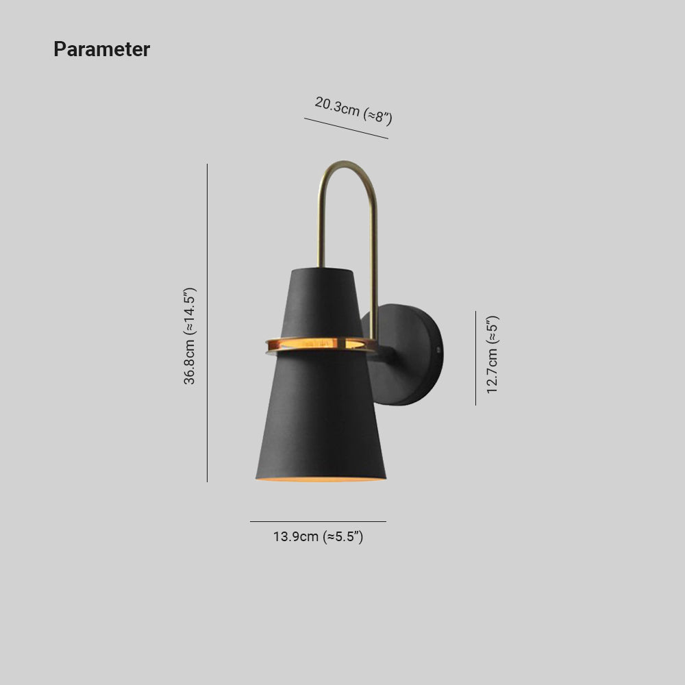 Valentina Cone Wall Lamp | 3 Colours