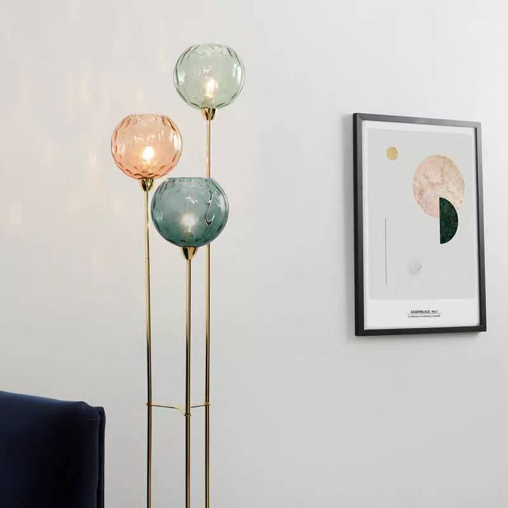 Valentina Bubble Glass Floor Lamp | 2 Colours