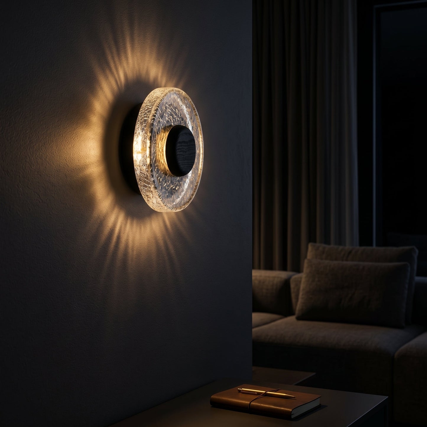 Vedra Collection | Wall Lamp with Soft Diffused Lighting | Minimal Nordic Design for Ambient Spaces 2