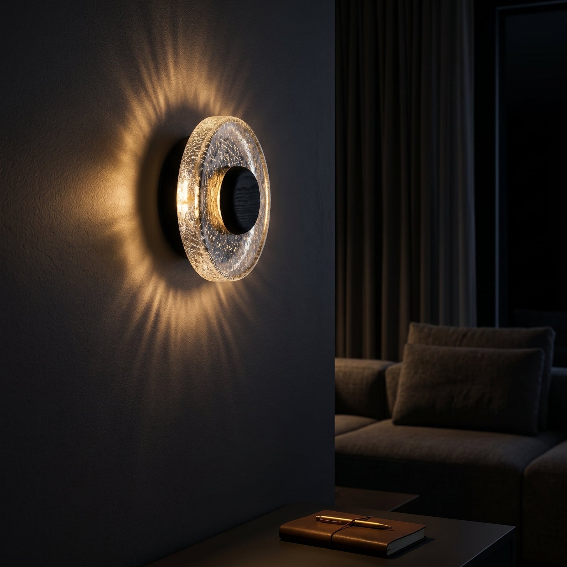 Vedra Collection | Wall Lamp with Soft Diffused Lighting | Minimal Nordic Design for Ambient Spaces 2