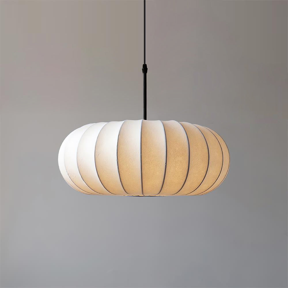 Verona | Pendant Lamp with Layered Fabric Shade | Adjustable Height for Soft Ambient Lighting 5