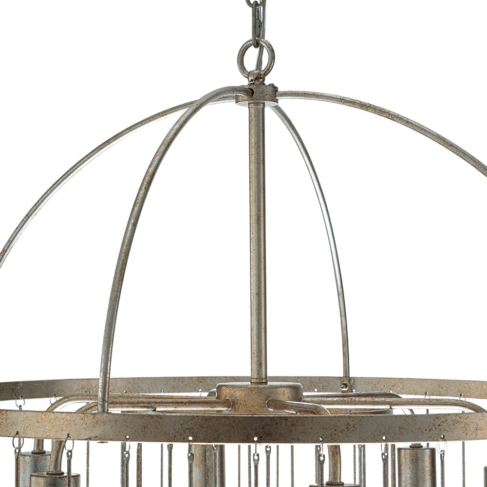 6-Light Vintage Luxe Crystal Chandelier
