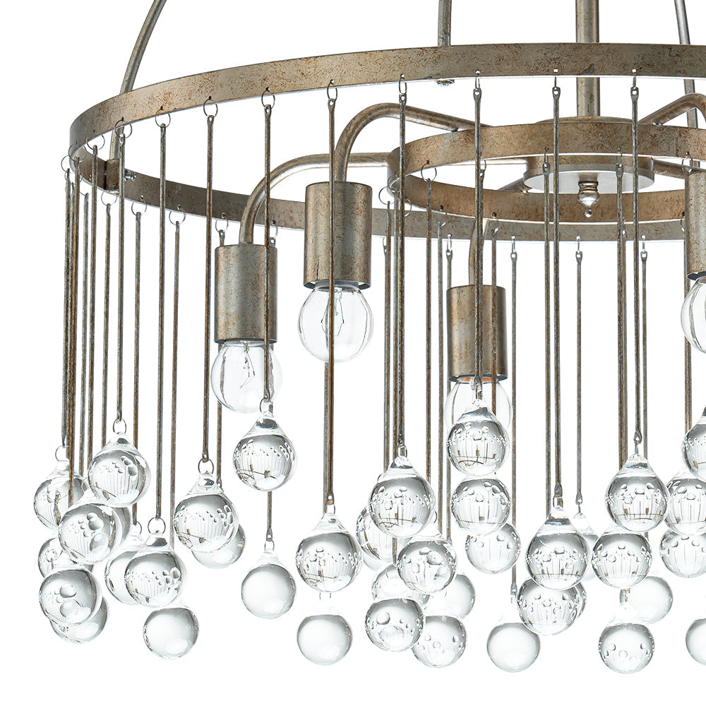6-Light Vintage Luxe Crystal Chandelier