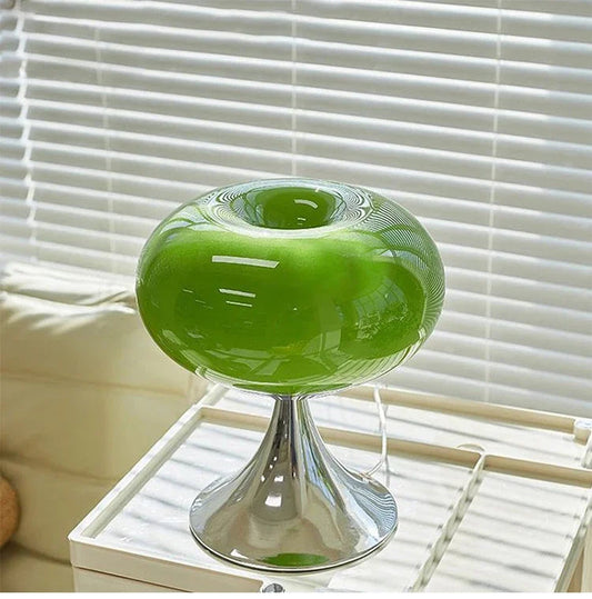 Vintage Apple Table Lamp | Bauhaus-Inspired Design with Warm Glow | Unique Bedside Lighting for Elegant Home Decor 0