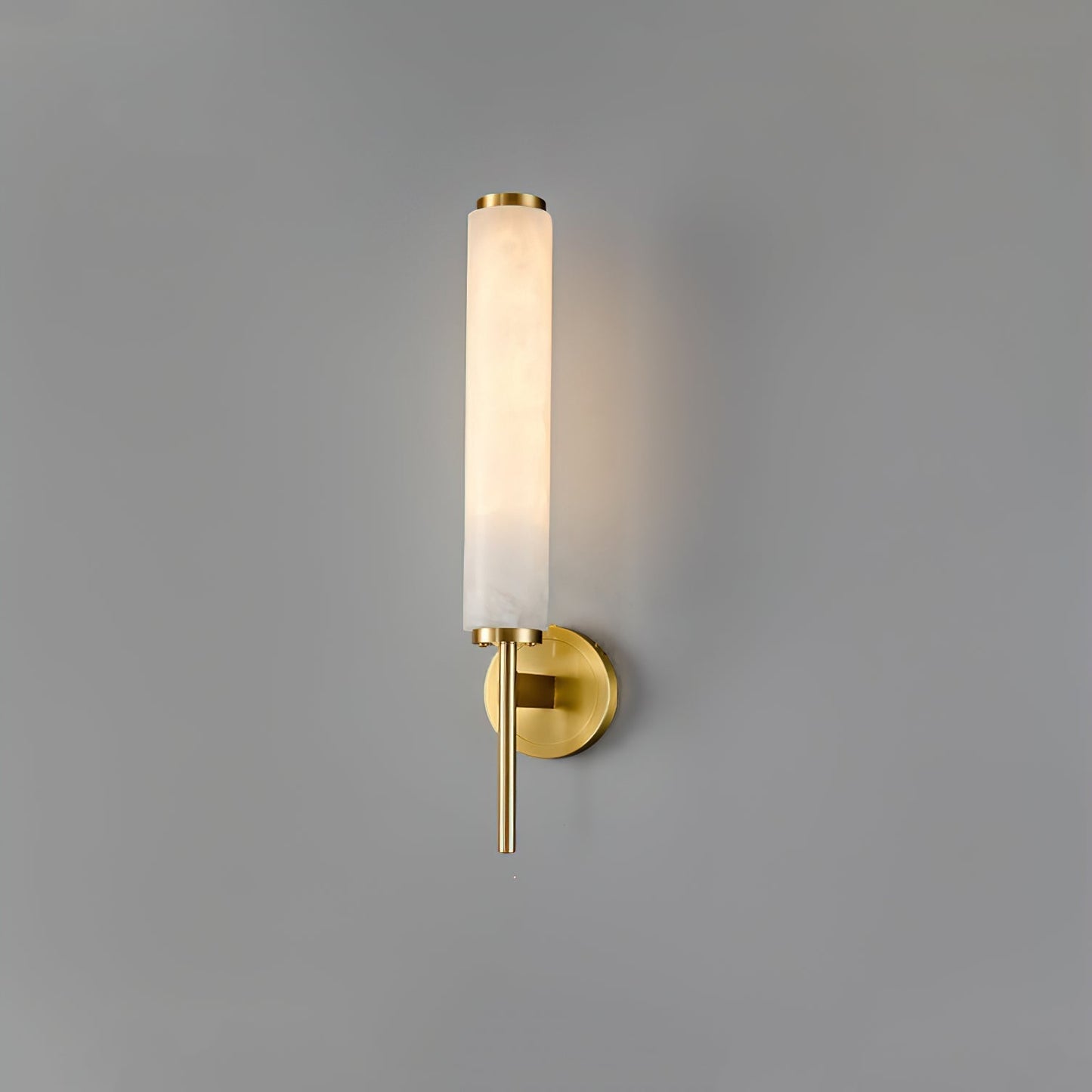 Vintage Art Deco Wall Lamp | Elegant Brass Finish & Alabaster Shade | Stylish Wall Lighting for Living Rooms and Bedrooms 0