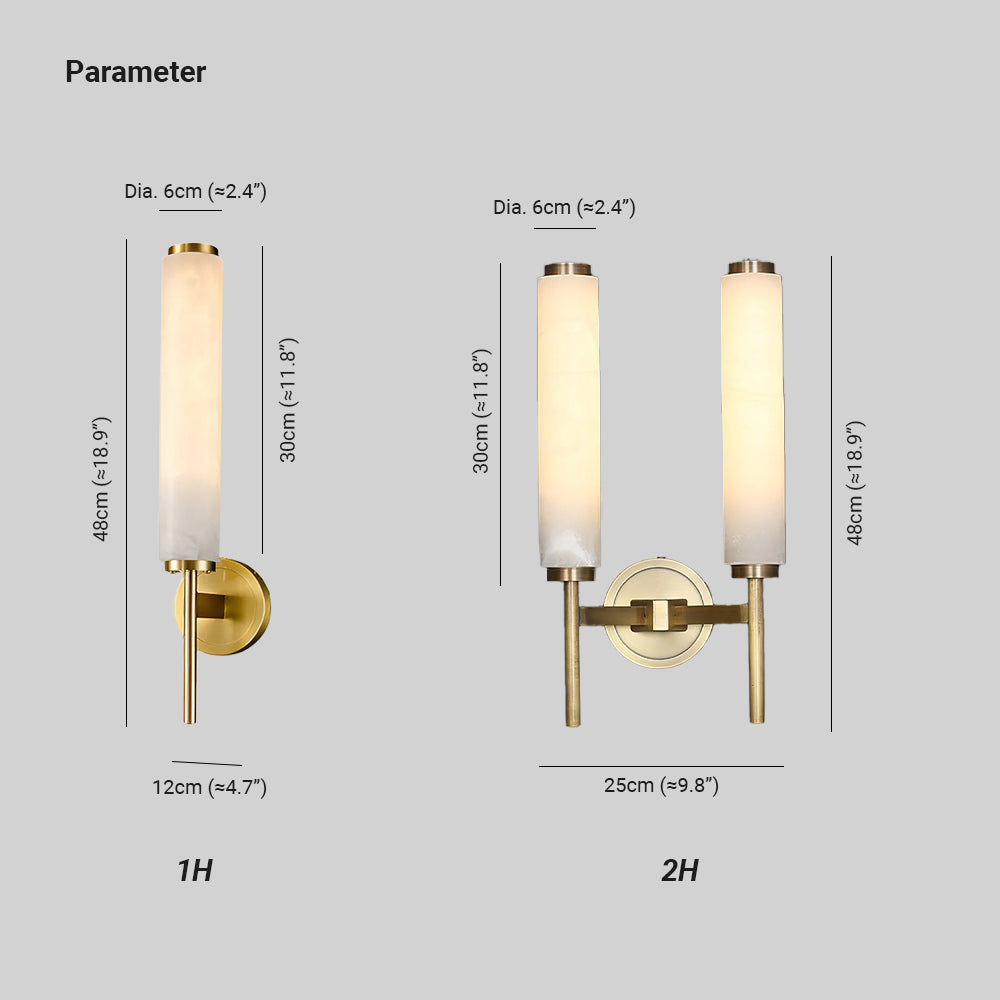 Vintage Art Deco Wall Lamp | Elegant Brass Finish & Alabaster Shade | Stylish Wall Lighting for Living Rooms and Bedrooms 4