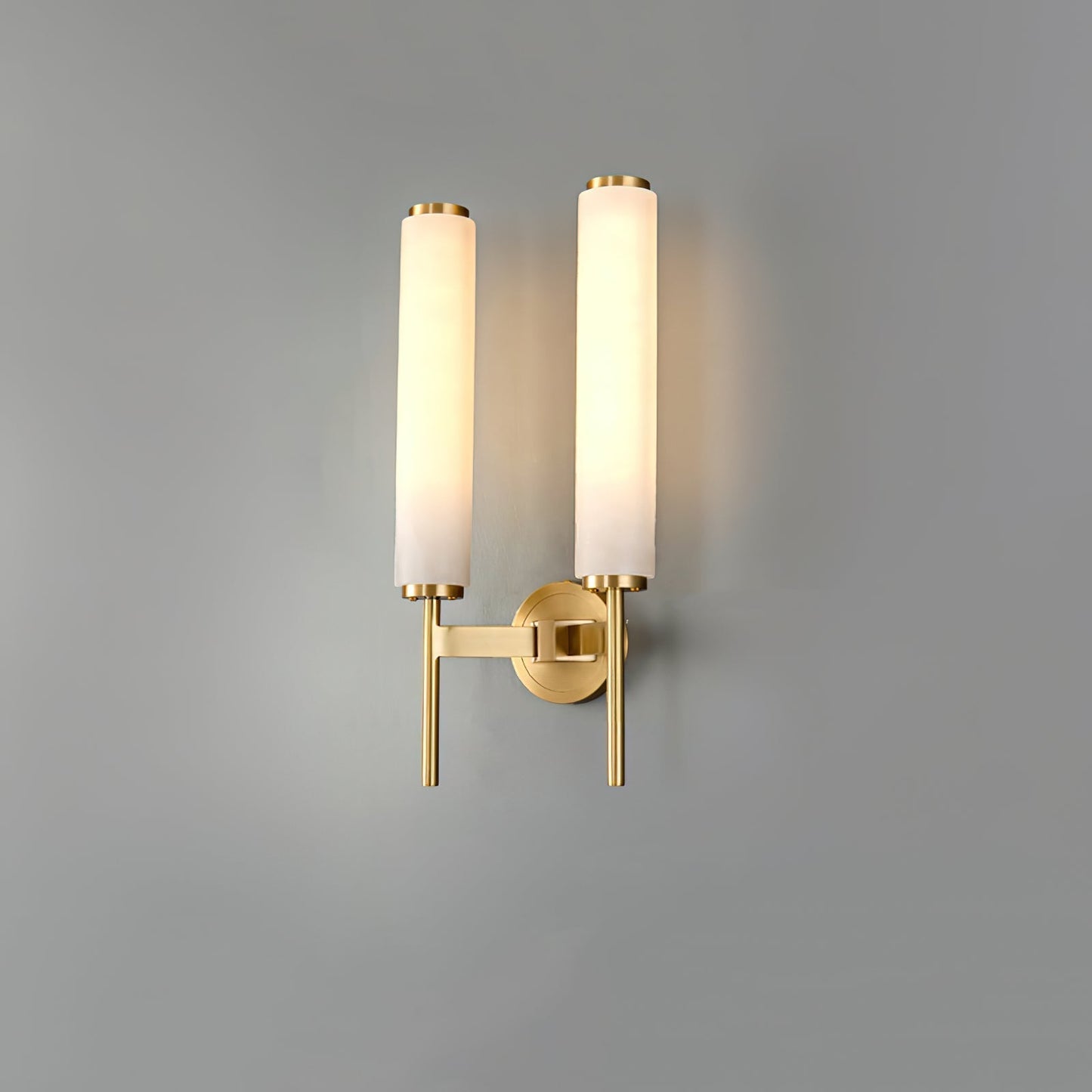 Vintage Art Deco Wall Lamp | Elegant Brass Finish & Alabaster Shade | Stylish Wall Lighting for Living Rooms and Bedrooms 9