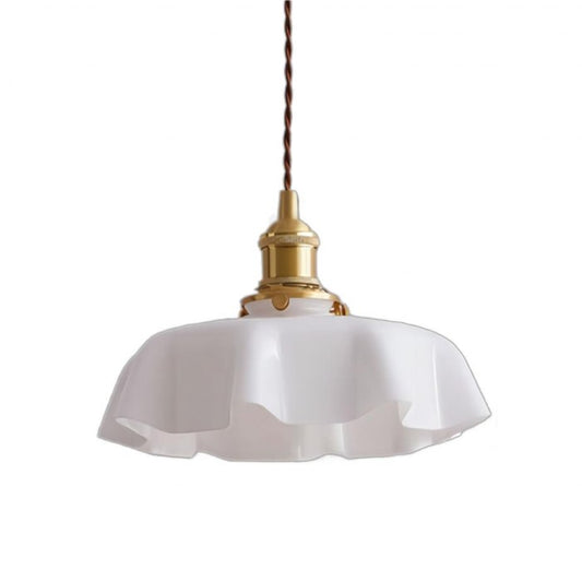 Vintage Floral Chandelier Light with Soft Glow | Elegant Retro Design for Whimsical Interiors 0