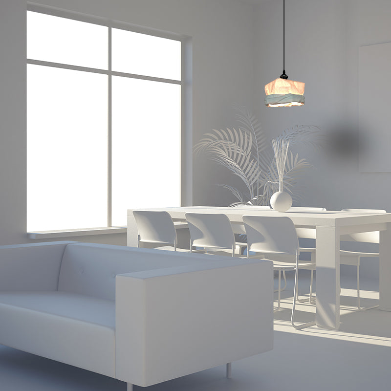 Vintage Pendant Light | Unique Metal & Paper Design with Warm Glow | Elegant Kitchen Pendant Lighting for Cozy Ambiance 0