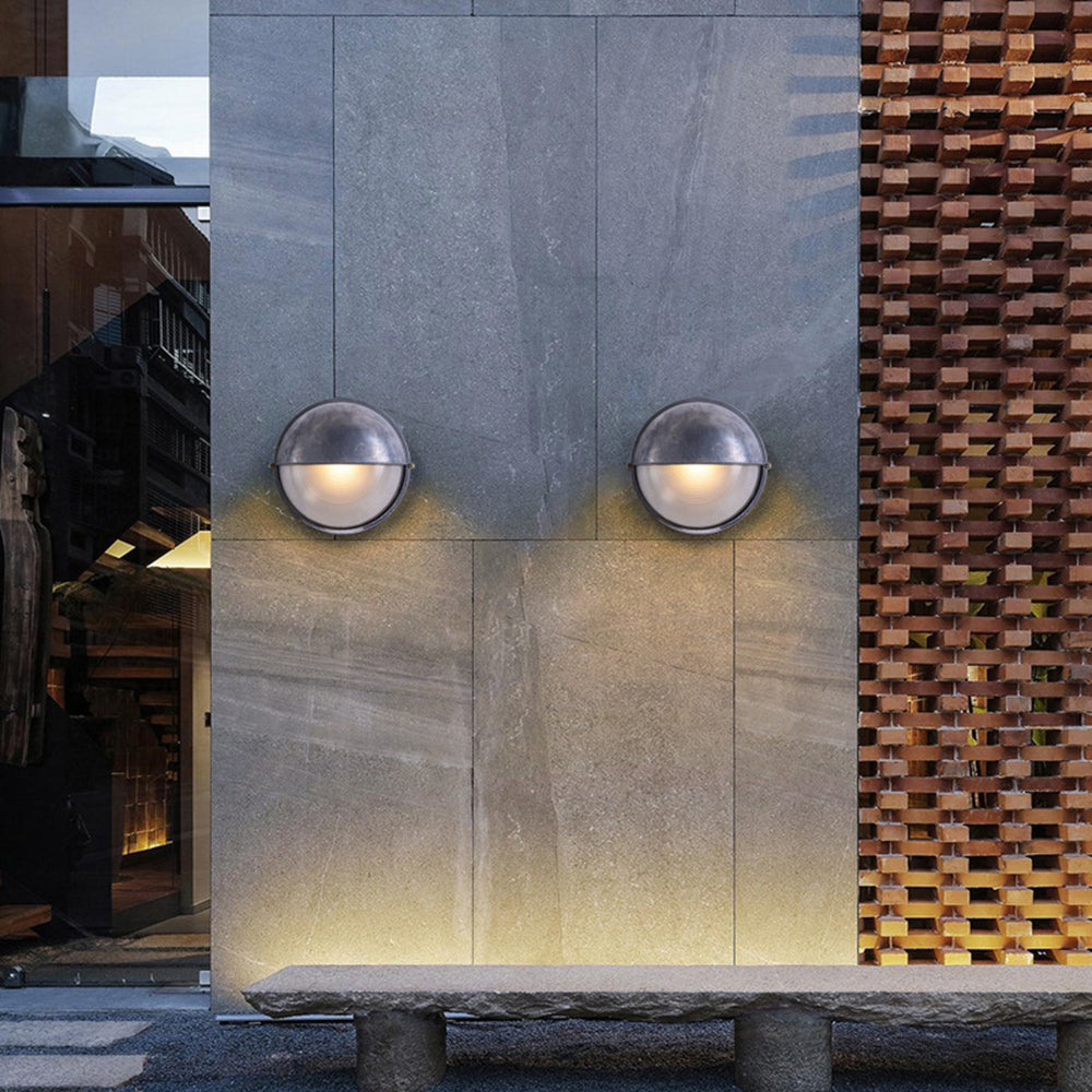 Vorn | Modern Outdoor Wall Lamp with Waterproof Design | Versatile Metal & Glass Fixture for Any Space 3