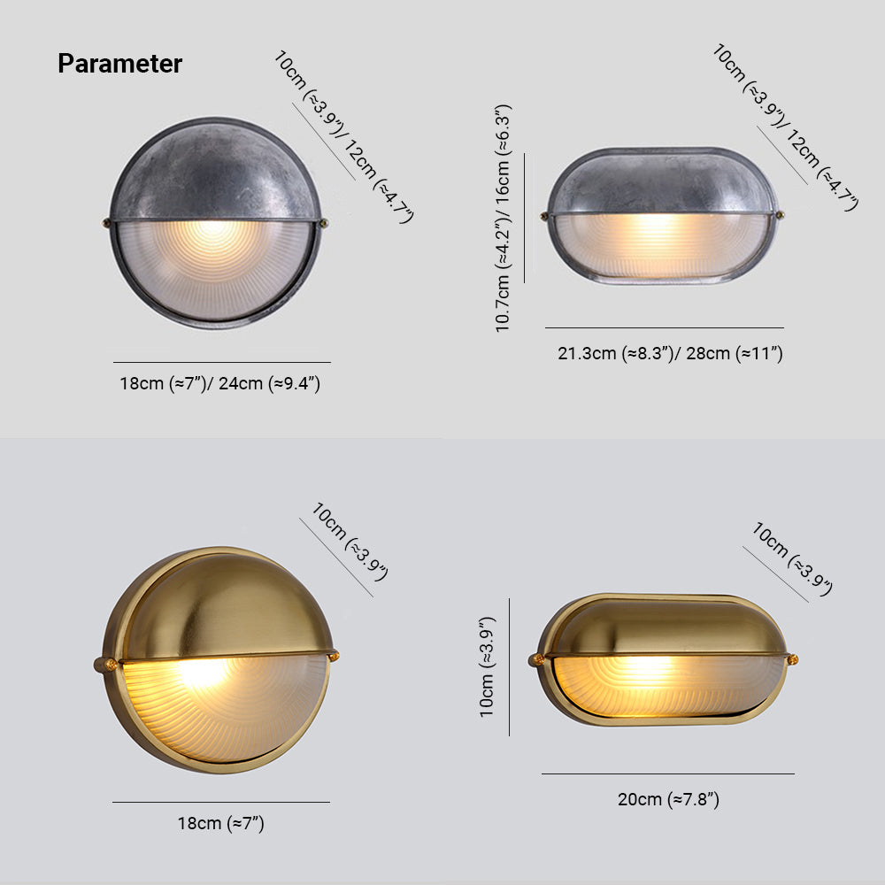 Vorn | Modern Outdoor Wall Lamp with Waterproof Design | Versatile Metal & Glass Fixture for Any Space 5
