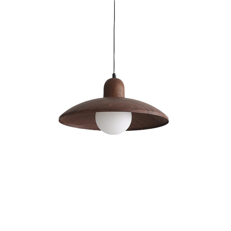 Wabi-Sabi Collection | Walnut Pendant Light with Soft Ambient Glow | Minimalist Design for Calm and Relaxing Spaces 5
