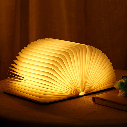 Whimsical Book Lamp | LED Light Fixture with Sensor Control | Enchanting Decor for Cozy Spaces 0