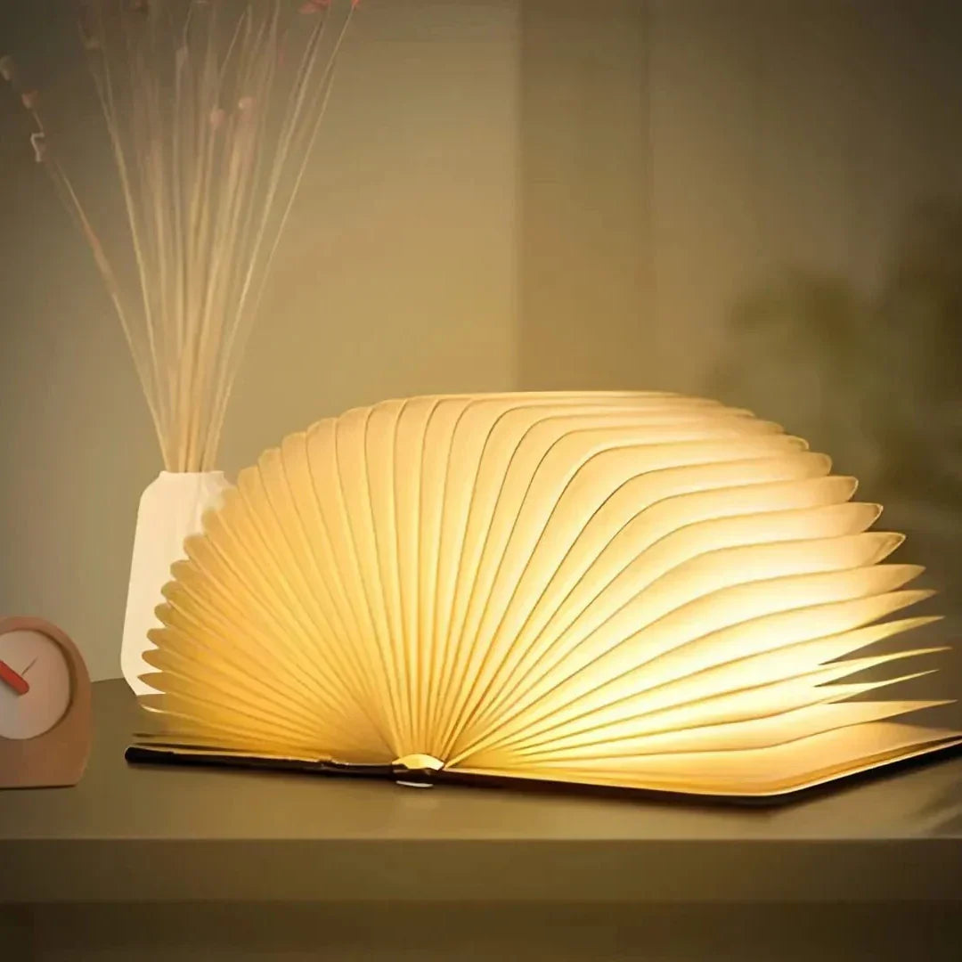 Whimsical Book Lamp | LED Light Fixture with Sensor Control | Enchanting Decor for Cozy Spaces 2