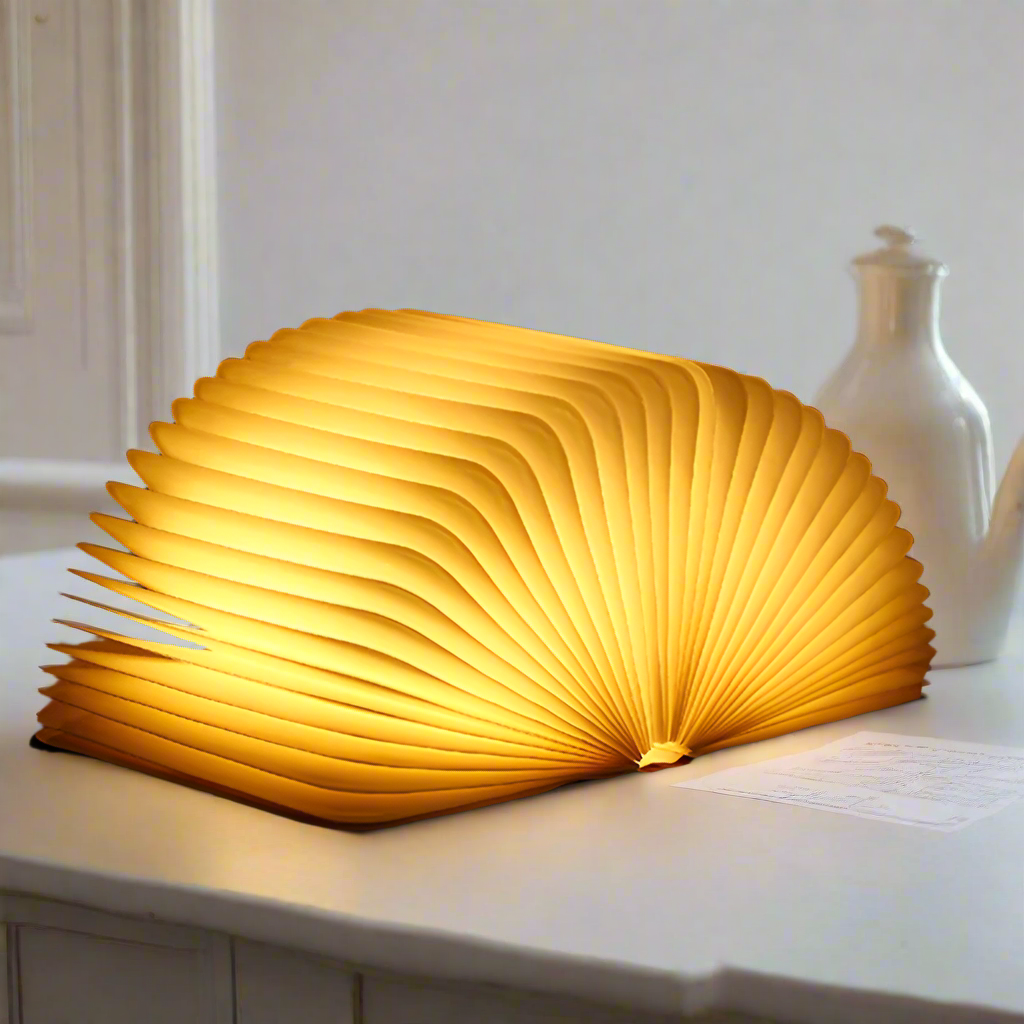 Whimsical Book Lamp | LED Light Fixture with Sensor Control | Enchanting Decor for Cozy Spaces 3