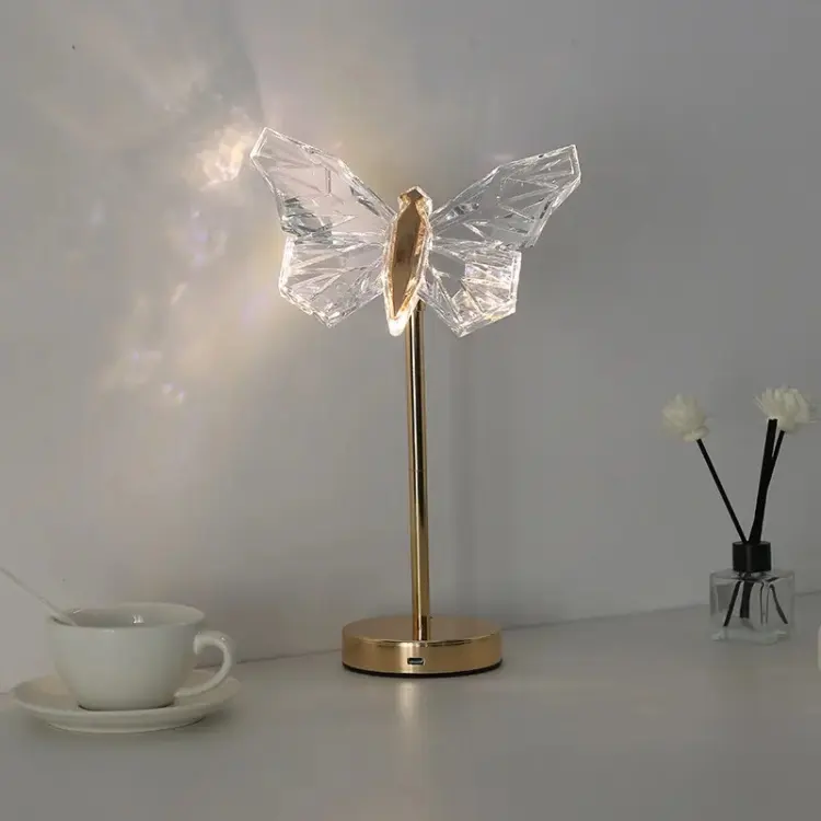 Whimsical Butterfly Table Lamp with Soft LED Glow | Elegant Bedroom Lighting for Enchanting Decor 2