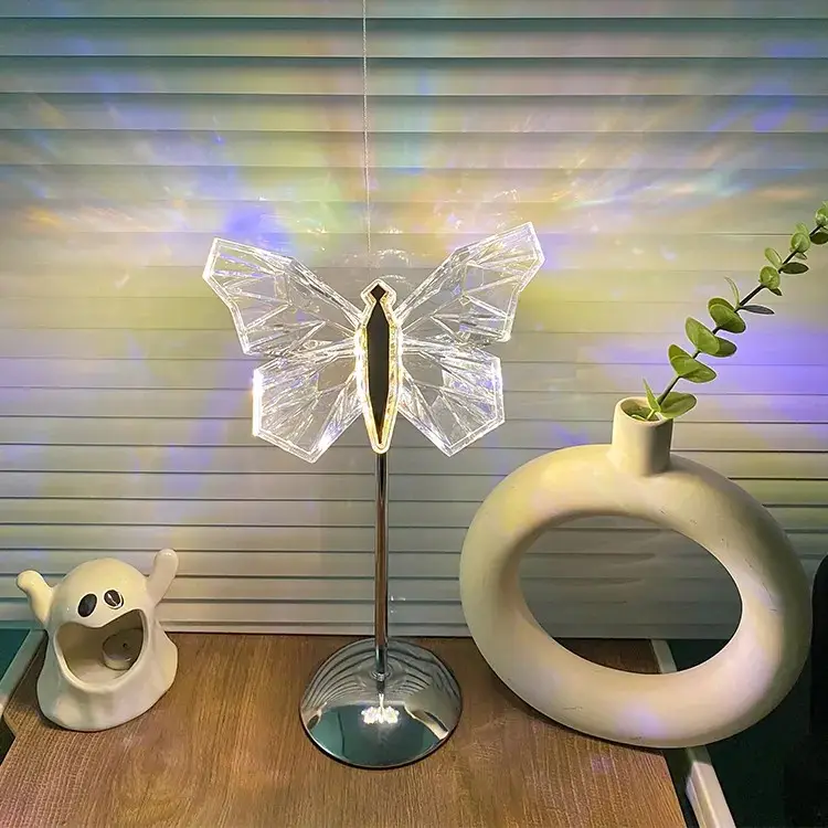 Whimsical Butterfly Table Lamp with Soft LED Glow | Elegant Bedroom Lighting for Enchanting Decor 5