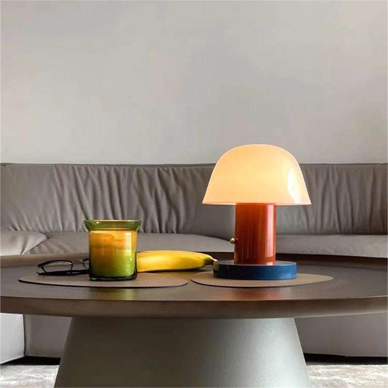 Whimsical Mushroom Table Lamp with LED Light | Nature-Inspired Design for Cozy Ambiance 5