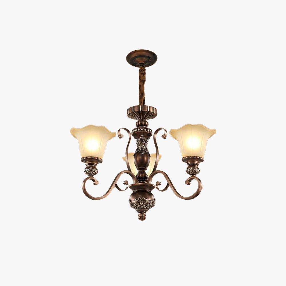 Lily Retro Flower Pendant Light