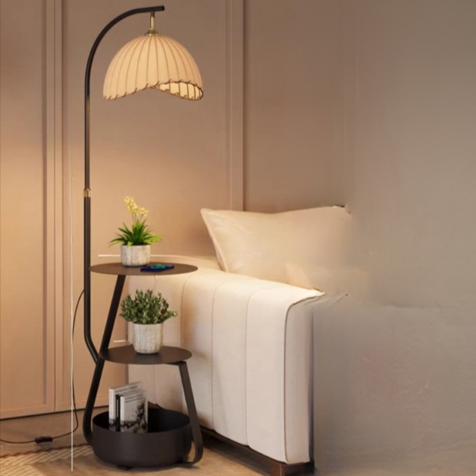 Zen Elegance | Japanese Bedside Lamp with Warm LED Glow | Minimalist Design for Tranquil Ambiance 0
