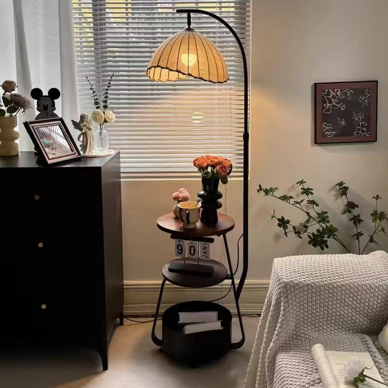 Zen Elegance | Japanese Bedside Lamp with Warm LED Glow | Minimalist Design for Tranquil Ambiance 3
