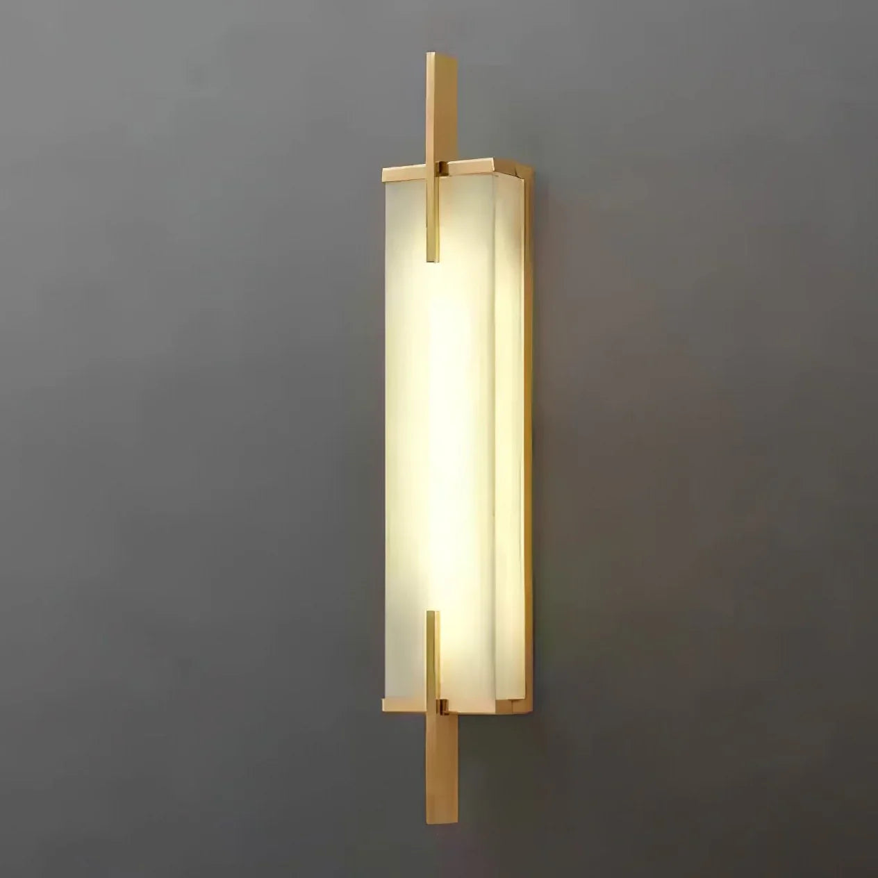 Zenith | Alabaster Wall Light with Minimalist Frame | Elegant Illumination for Contemporary Spaces 3
