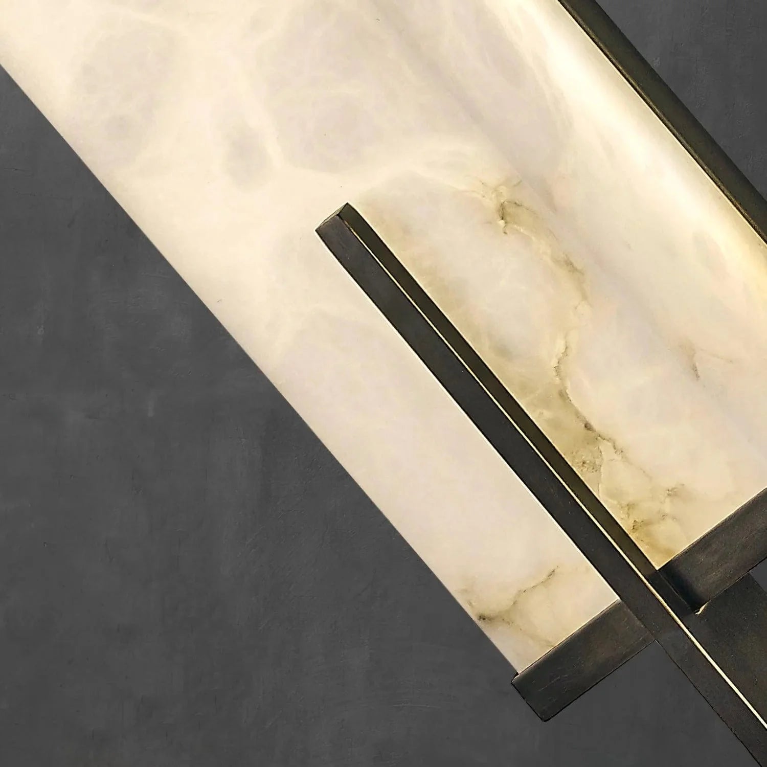Zenith | Alabaster Wall Light with Minimalist Frame | Elegant Illumination for Contemporary Spaces 4