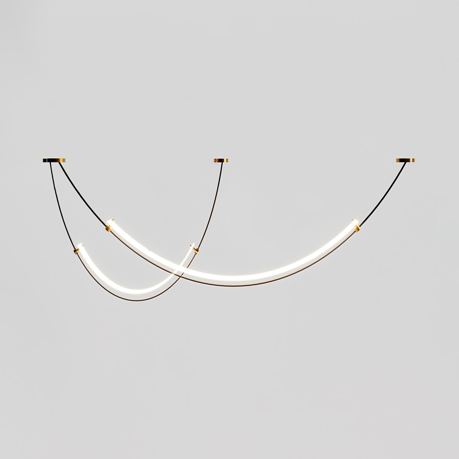 Zephira | Modern Pendant Light with Curved LED Design | Stylish Illumination for Dining and Living Areas 0