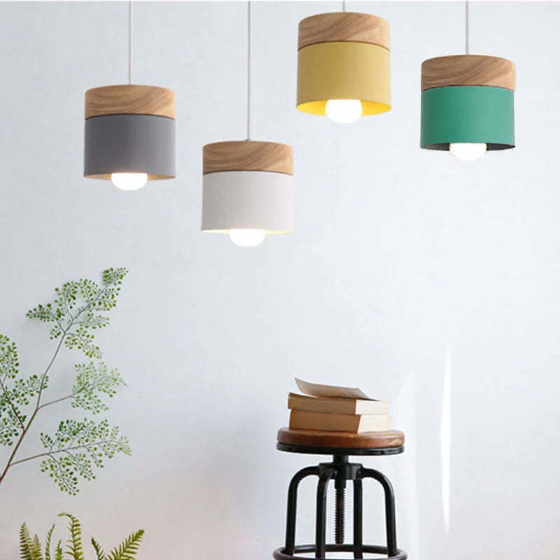 Morandi Can Shape Pendant Light