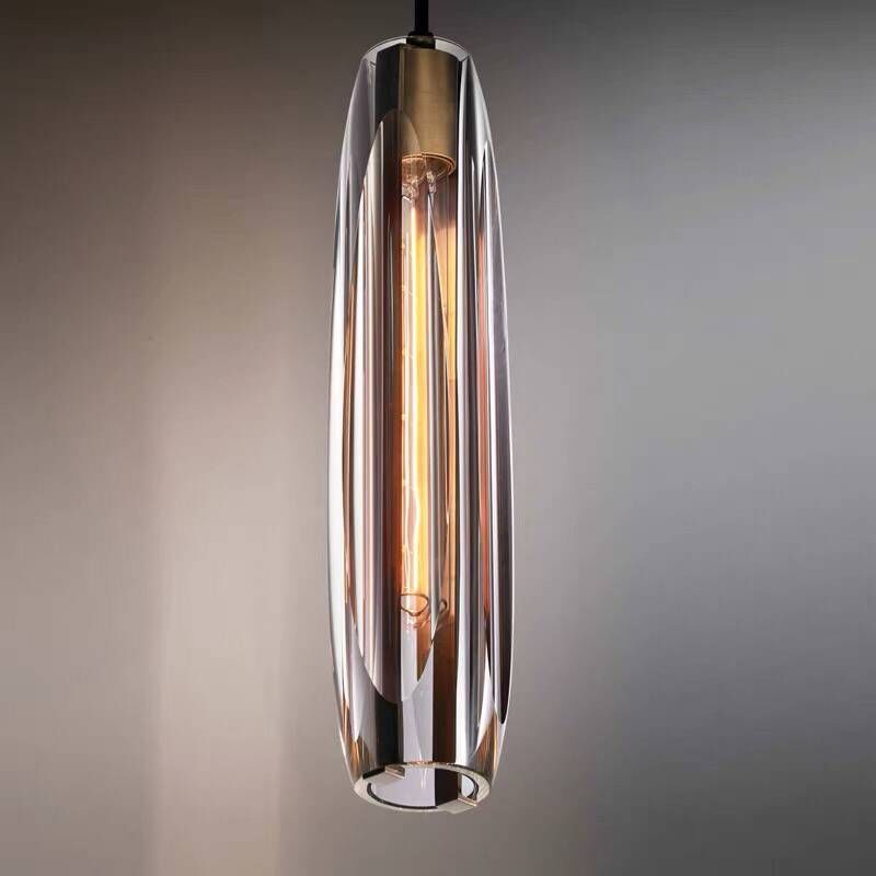 Sana Brass Glass Pendant Lamp