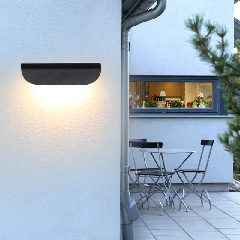 Orr Curved Outdoor Wall Lamp