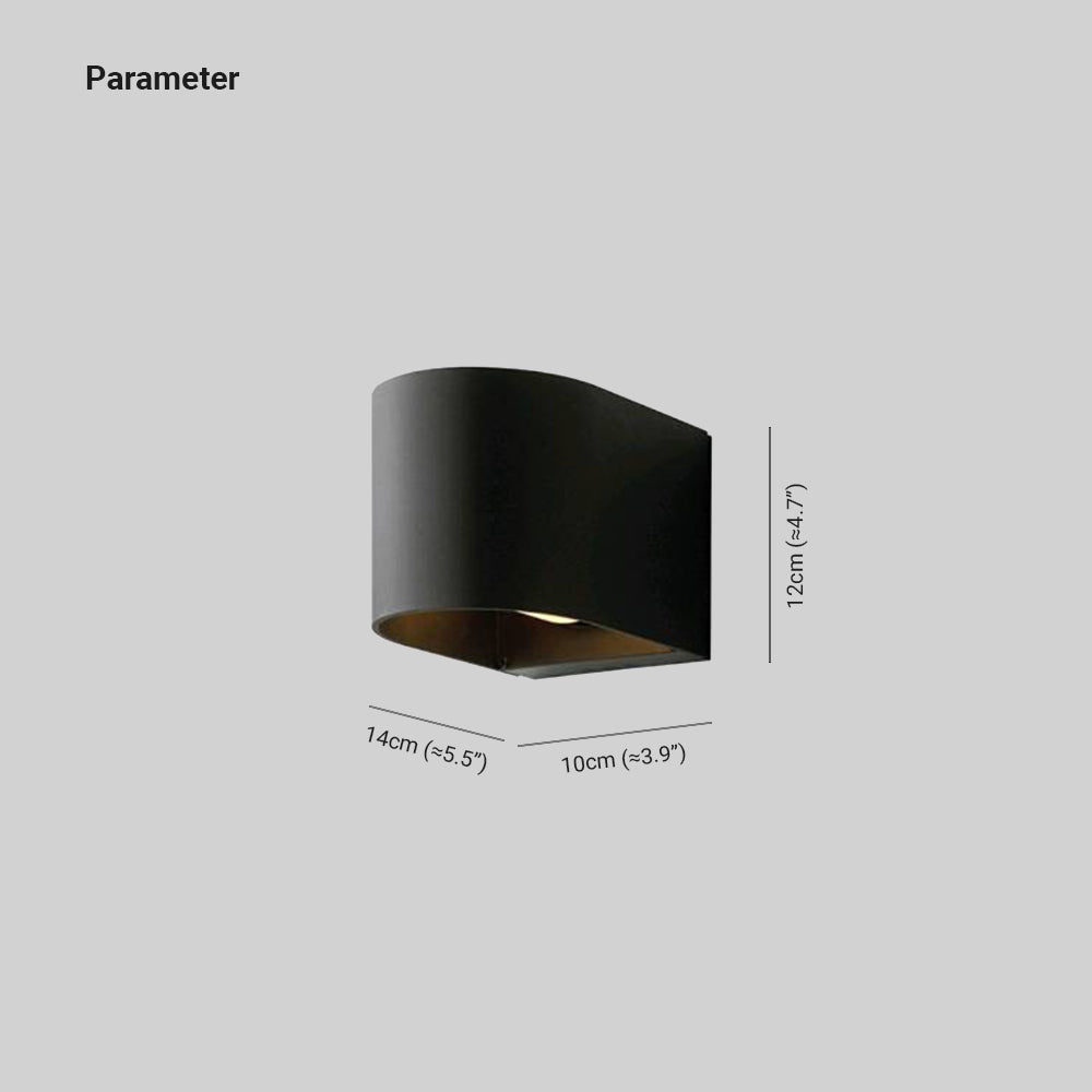 Orr Cylinder Wall Lamp dimensions