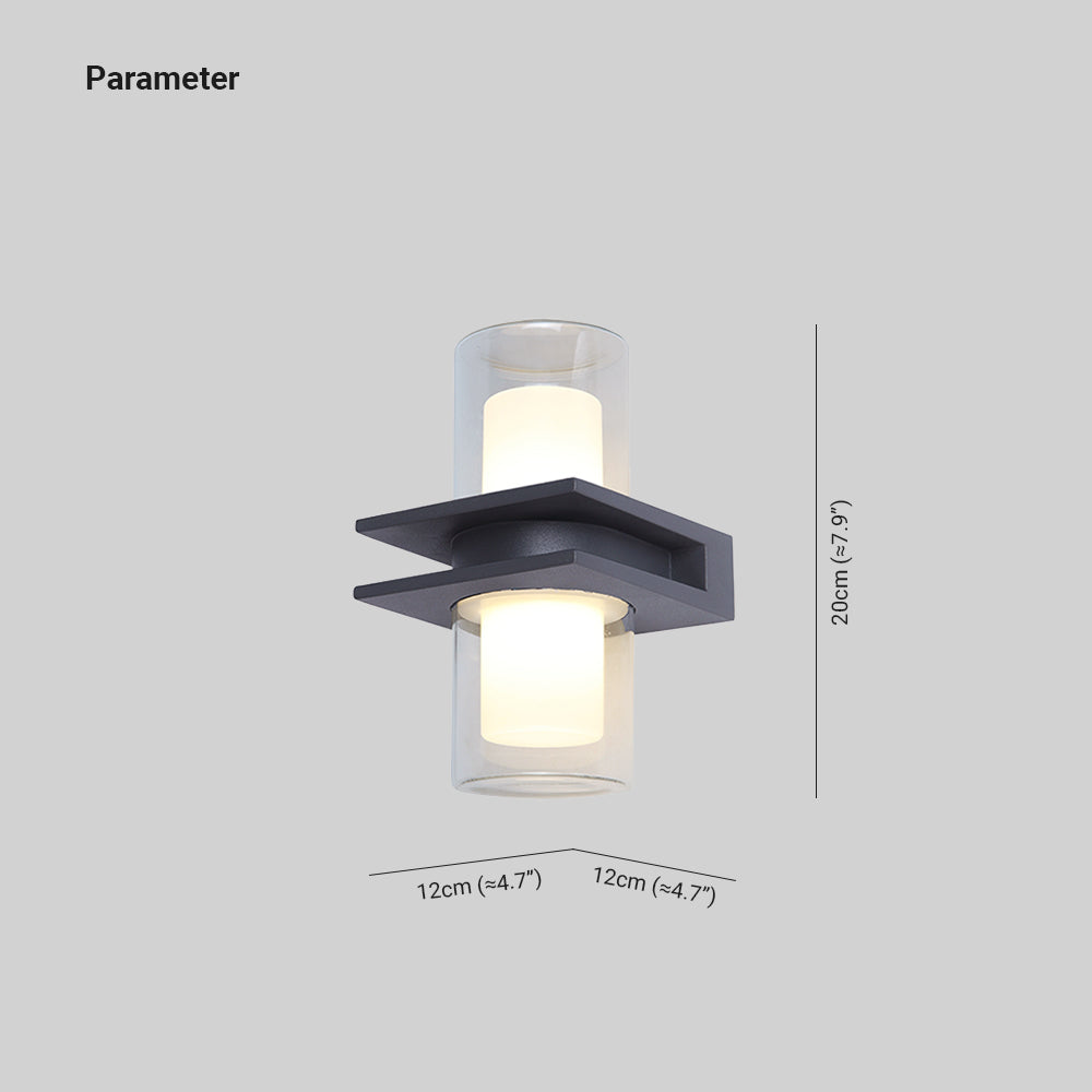 Orr 2-Head Wall Lamp dimensions