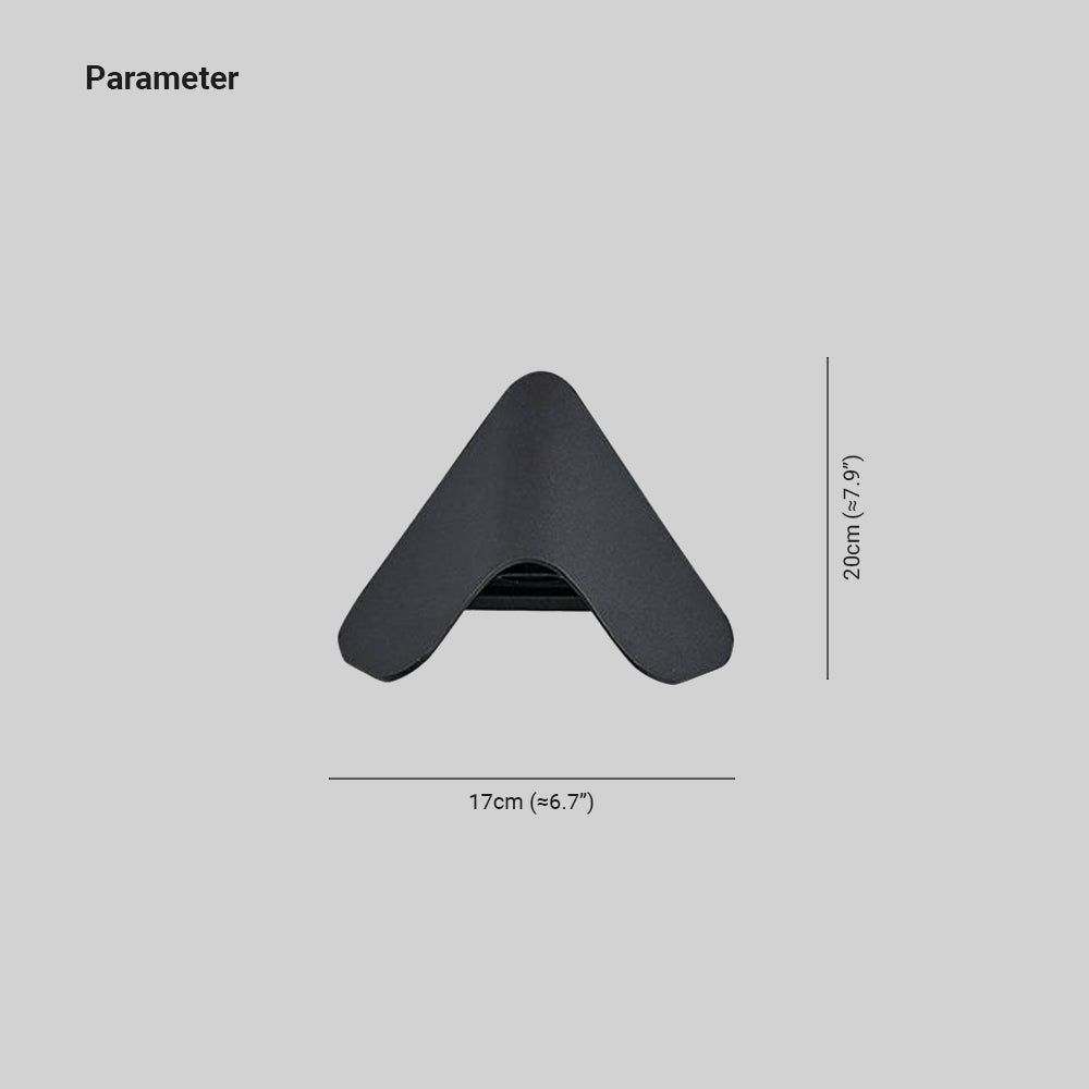Orr Triangle Wall Lamp dimensions