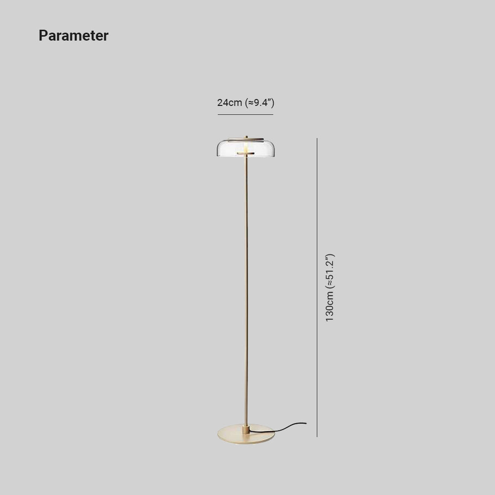Salgado Transparent Floor Lamp