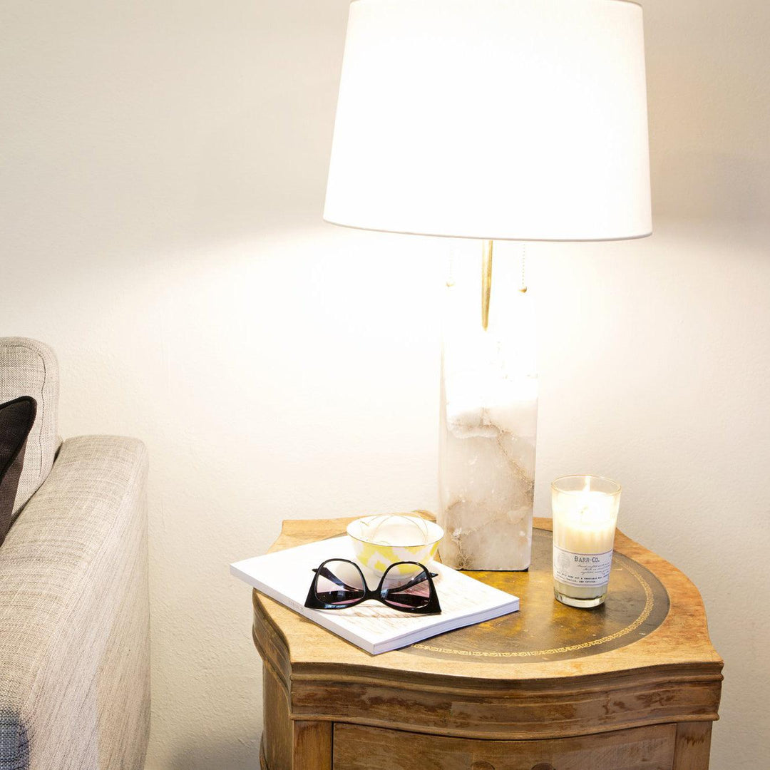 Jade Rectangular Table Lamp