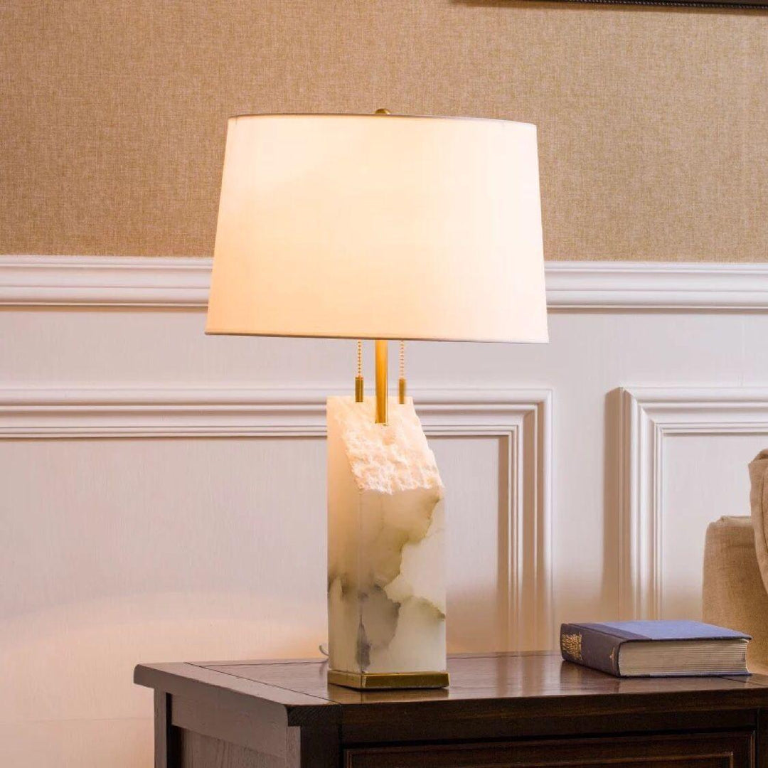 Jade Rectangular Table Lamp