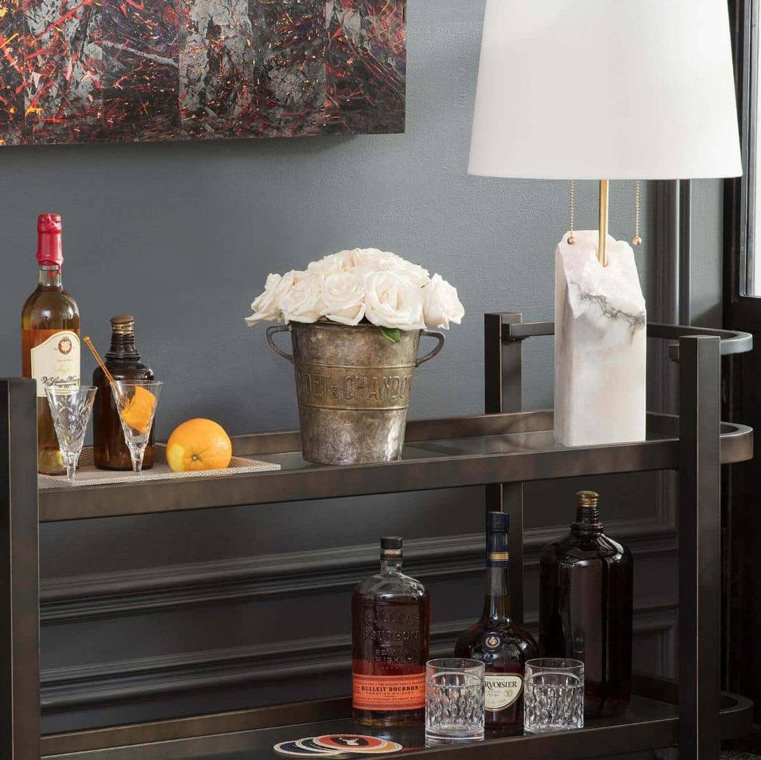 Jade Rectangular Table Lamp