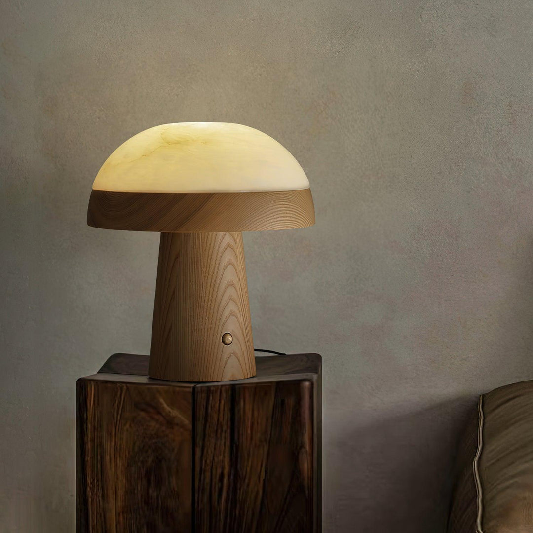 Jade Mushroom Table Lamp