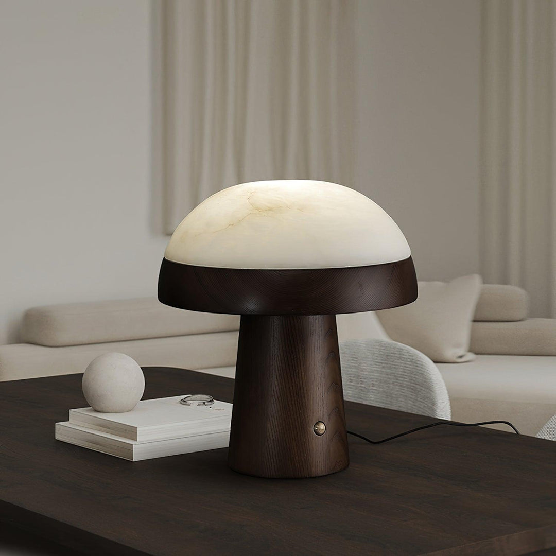 Jade Mushroom Table Lamp