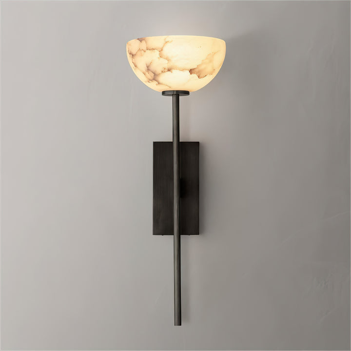 Jade Alabaster Cup Wall Light Living Room Bedroom