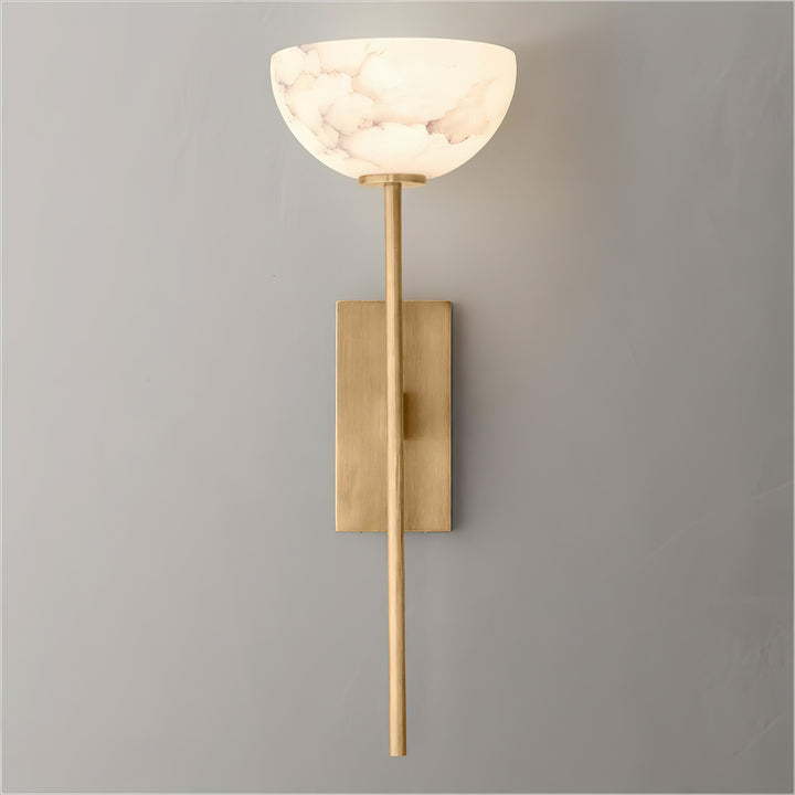 Jade Alabaster Cup Wall Light Living Room Bedroom