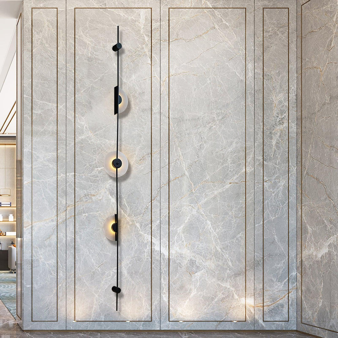 Jade Modern Alabaster Vertical Wall Light Bedroom Living Room