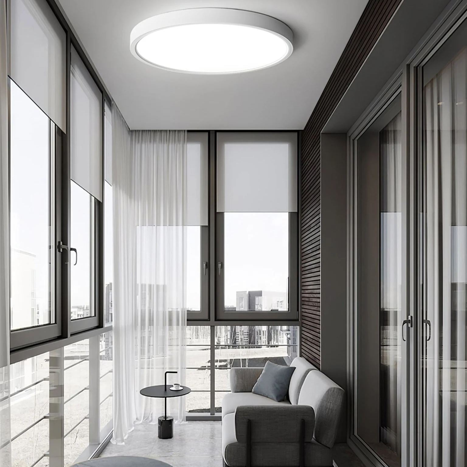 Quinn Thinnest Round Acrylic Ceiling Light