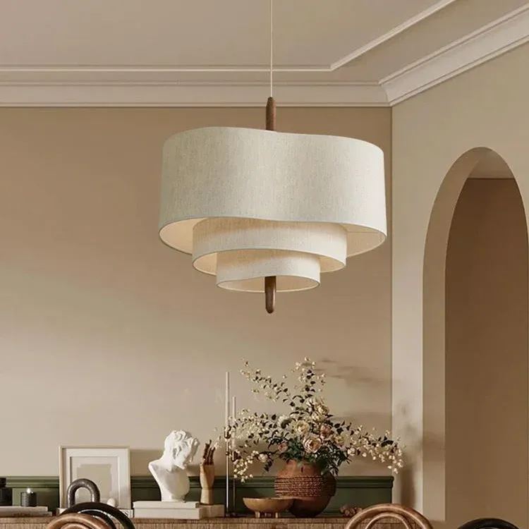 Renee Pebble Fabric Pendant Light
